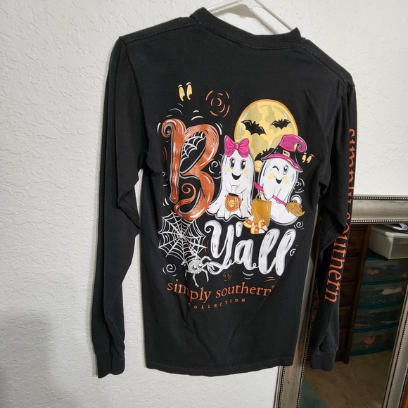 Simply Southern Tops - Simply Southern Halloween Boo Y'all Shirt